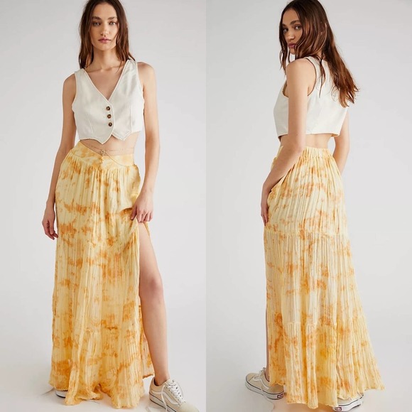 NEW Free People x Jen's Pirate Booty Songbird Maxi Skirt - Picture 15 of 16